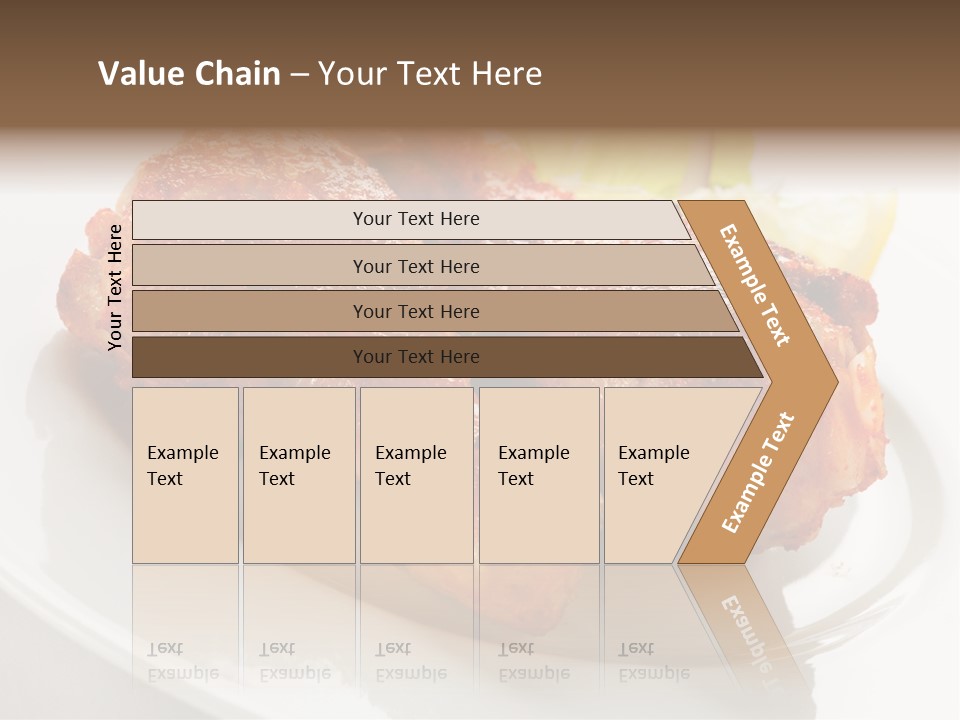 Leg Vegetable Salad PowerPoint Template
