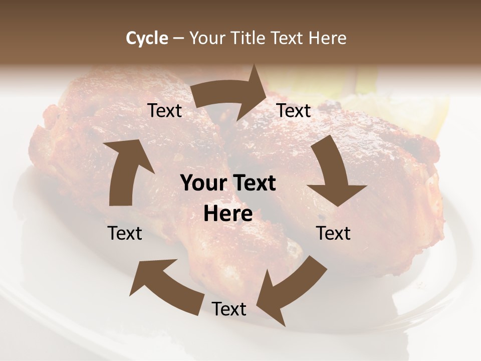 Leg Vegetable Salad PowerPoint Template