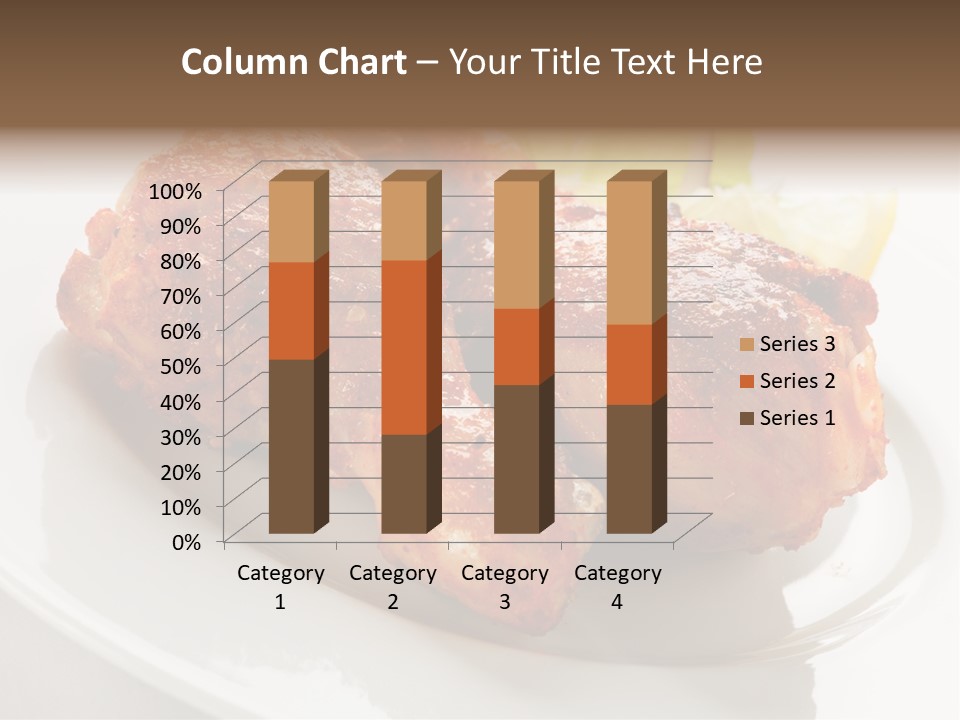Leg Vegetable Salad PowerPoint Template