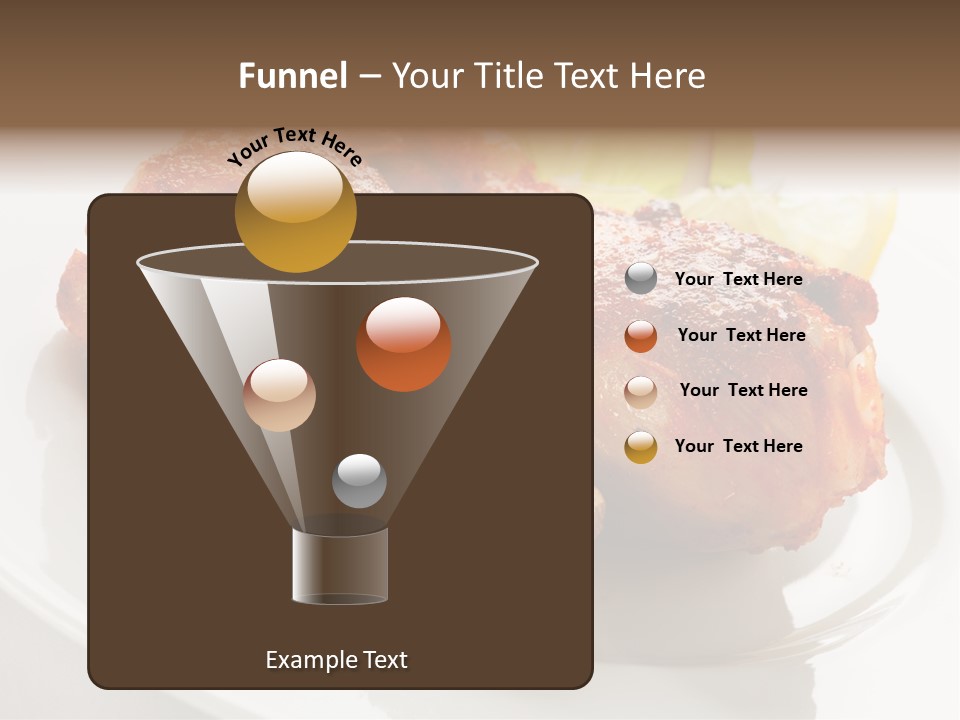 Leg Vegetable Salad PowerPoint Template