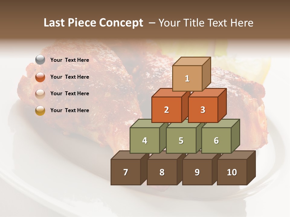 Leg Vegetable Salad PowerPoint Template