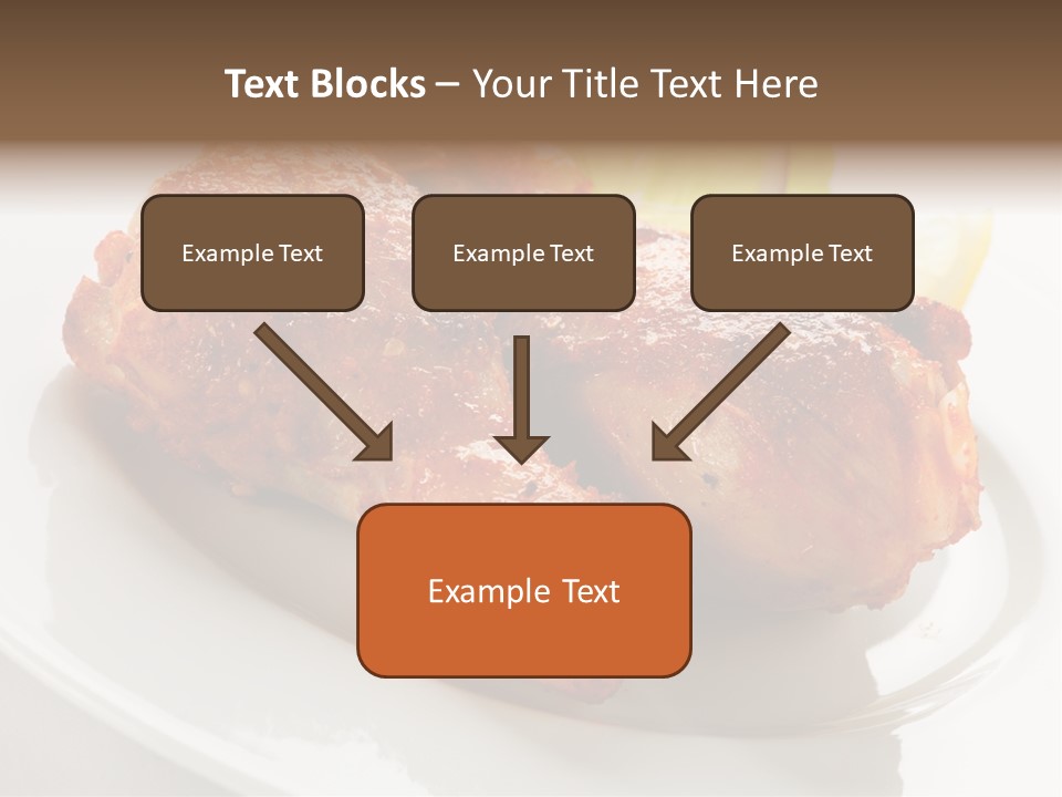 Leg Vegetable Salad PowerPoint Template