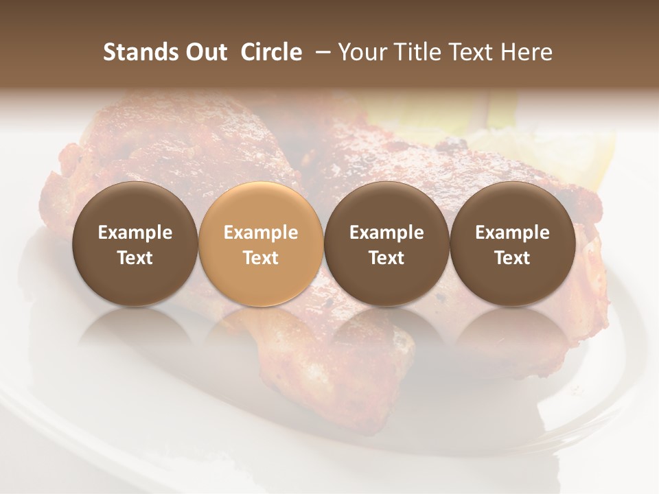 Leg Vegetable Salad PowerPoint Template