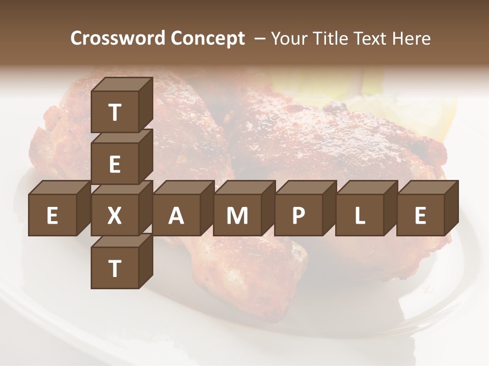 Leg Vegetable Salad PowerPoint Template