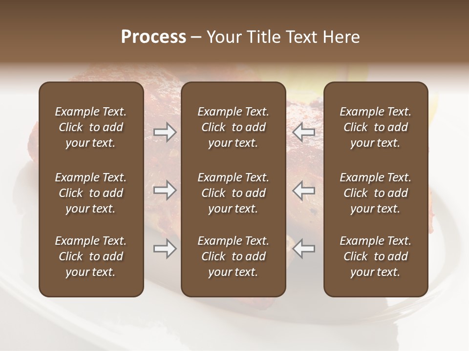 Leg Vegetable Salad PowerPoint Template