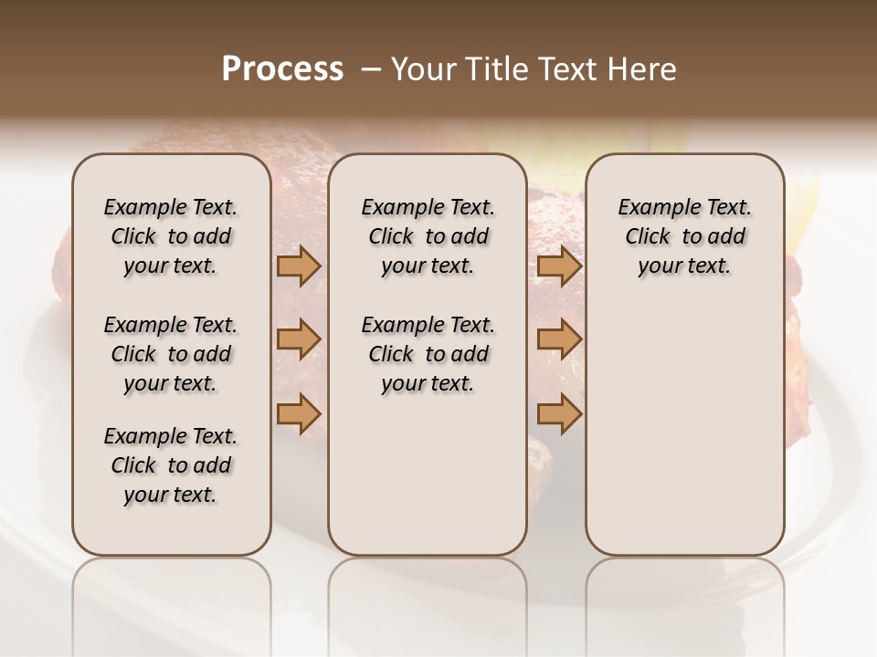 Leg Vegetable Salad PowerPoint Template