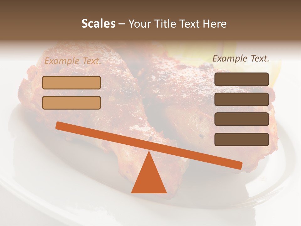 Leg Vegetable Salad PowerPoint Template