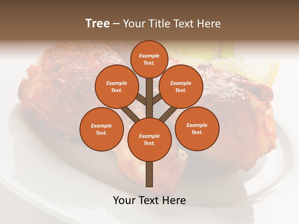 Leg Vegetable Salad PowerPoint Template