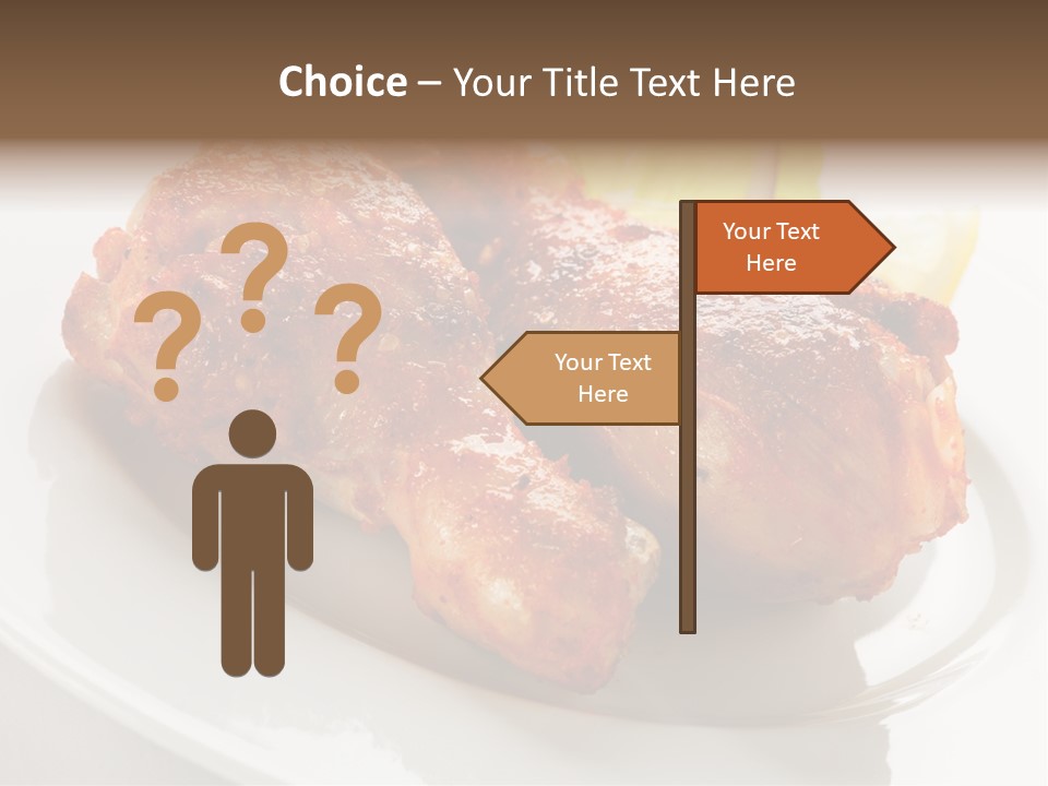 Leg Vegetable Salad PowerPoint Template