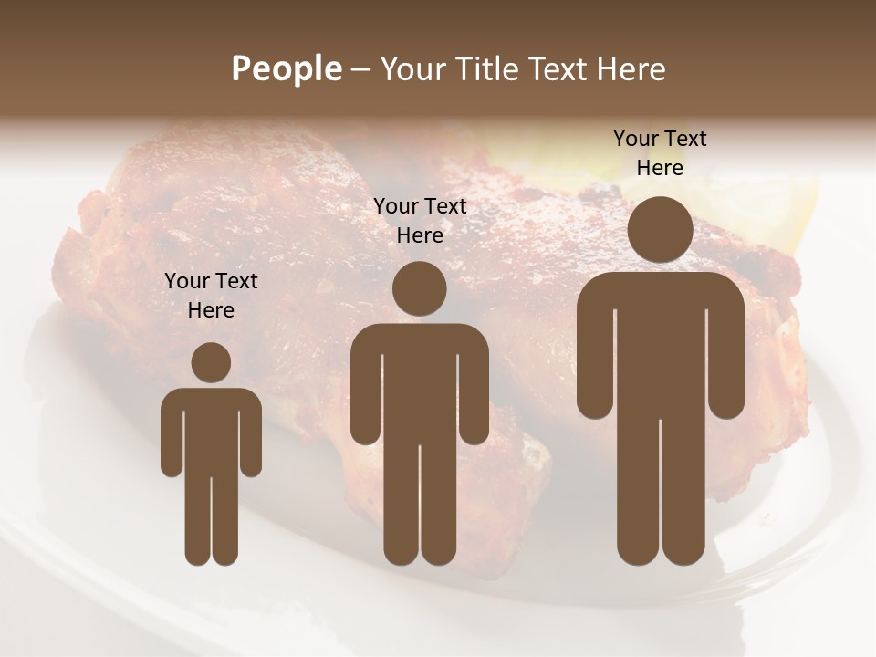 Leg Vegetable Salad PowerPoint Template