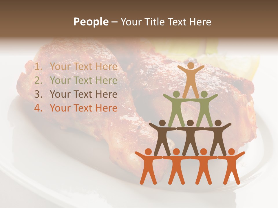 Leg Vegetable Salad PowerPoint Template