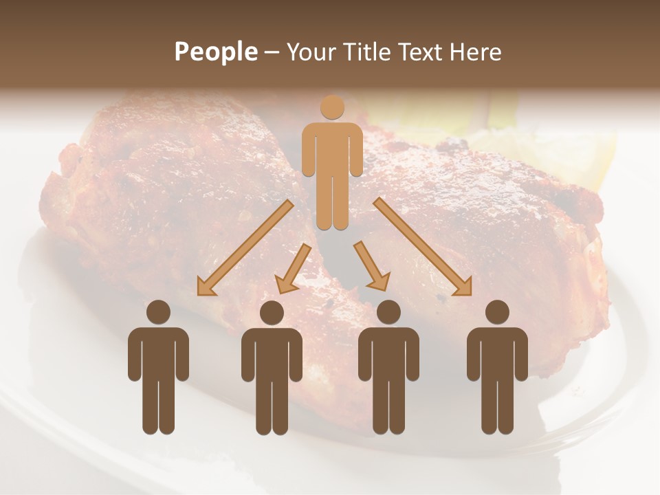 Leg Vegetable Salad PowerPoint Template