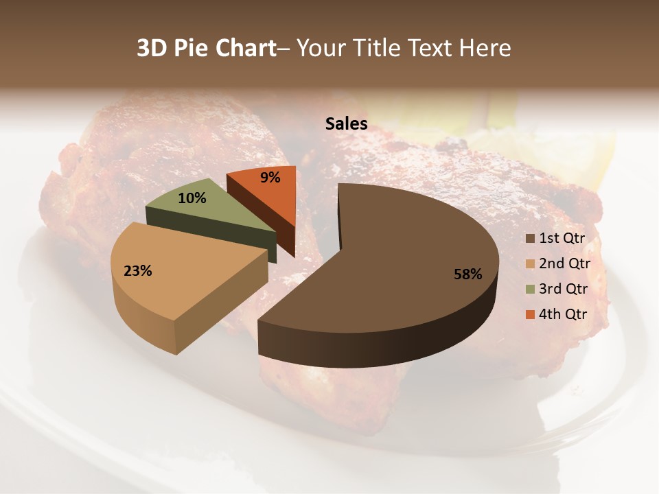 Leg Vegetable Salad PowerPoint Template