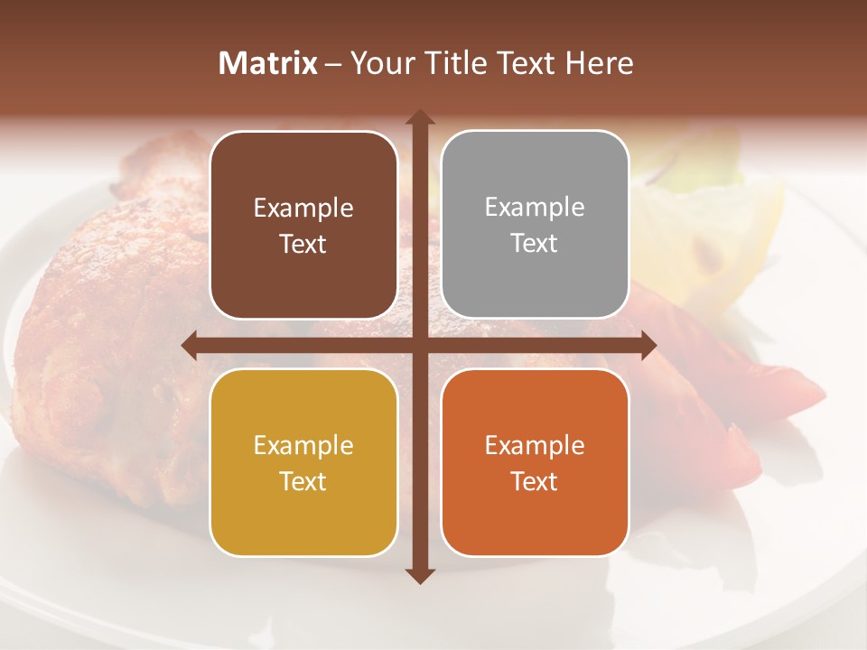 Leg Calorie Poultry PowerPoint Template