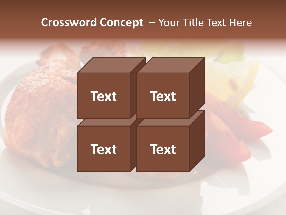 Leg Calorie Poultry PowerPoint Template