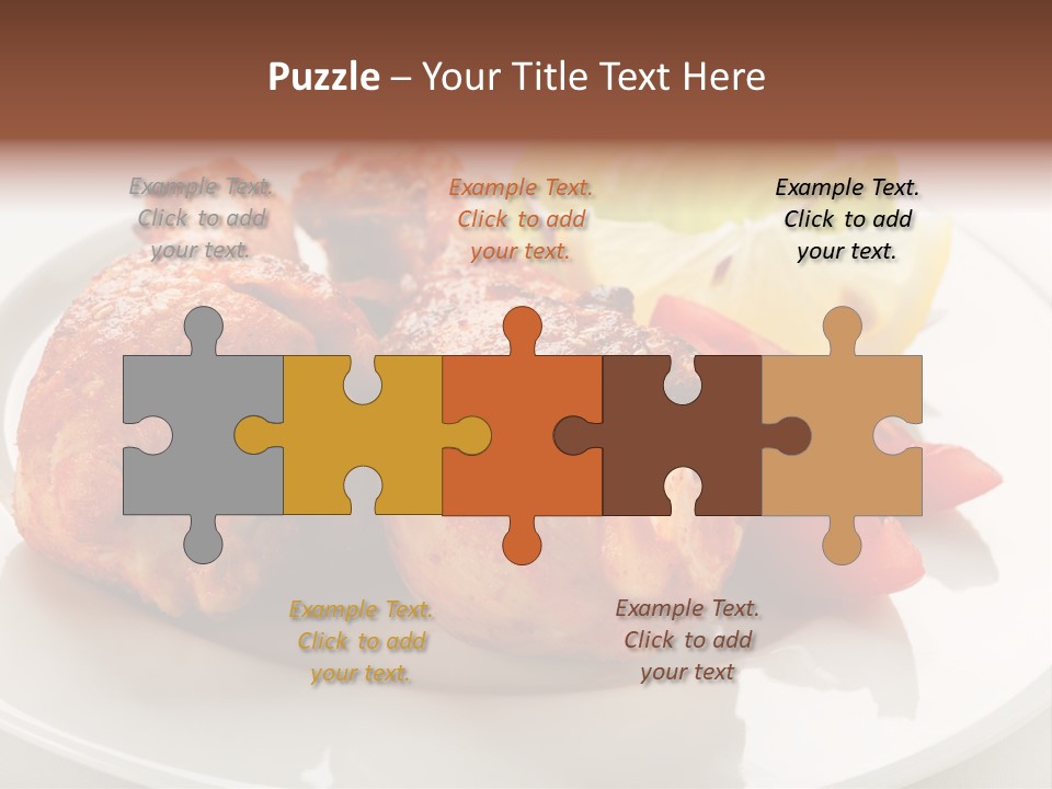 Leg Calorie Poultry PowerPoint Template