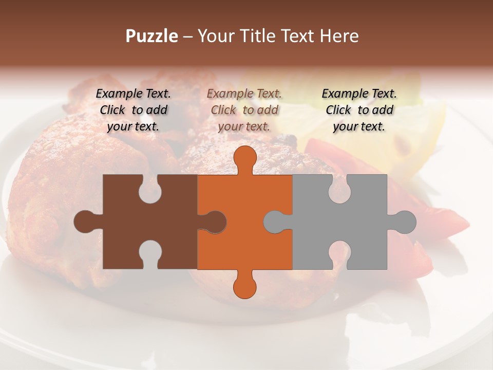 Leg Calorie Poultry PowerPoint Template