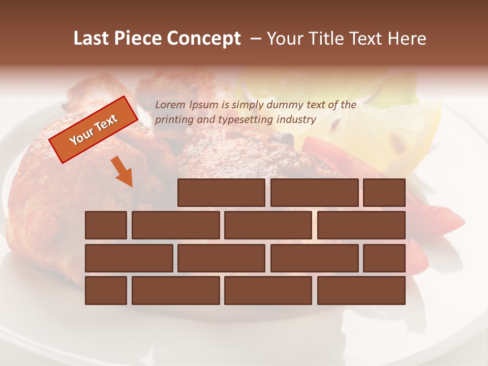 Leg Calorie Poultry PowerPoint Template