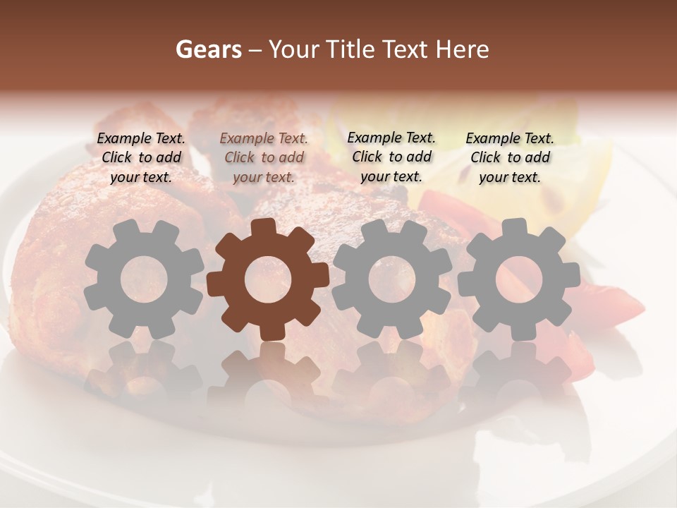 Leg Calorie Poultry PowerPoint Template