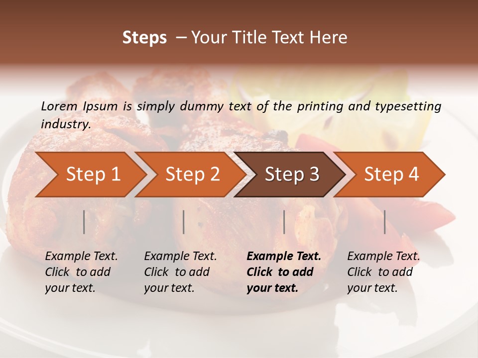 Leg Calorie Poultry PowerPoint Template