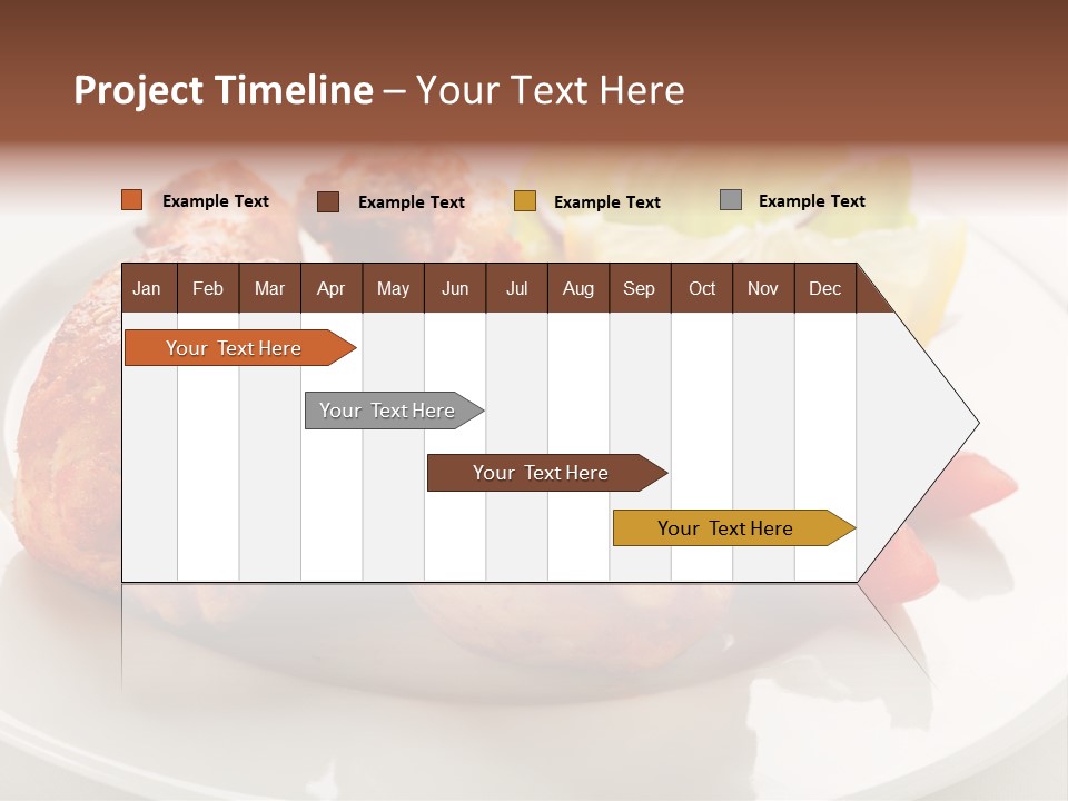 Leg Calorie Poultry PowerPoint Template