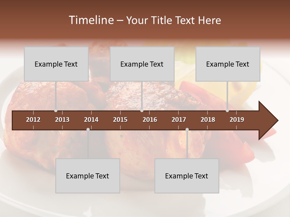 Leg Calorie Poultry PowerPoint Template