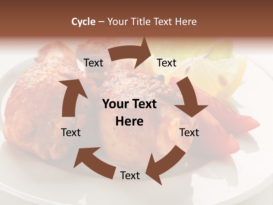 Leg Calorie Poultry PowerPoint Template