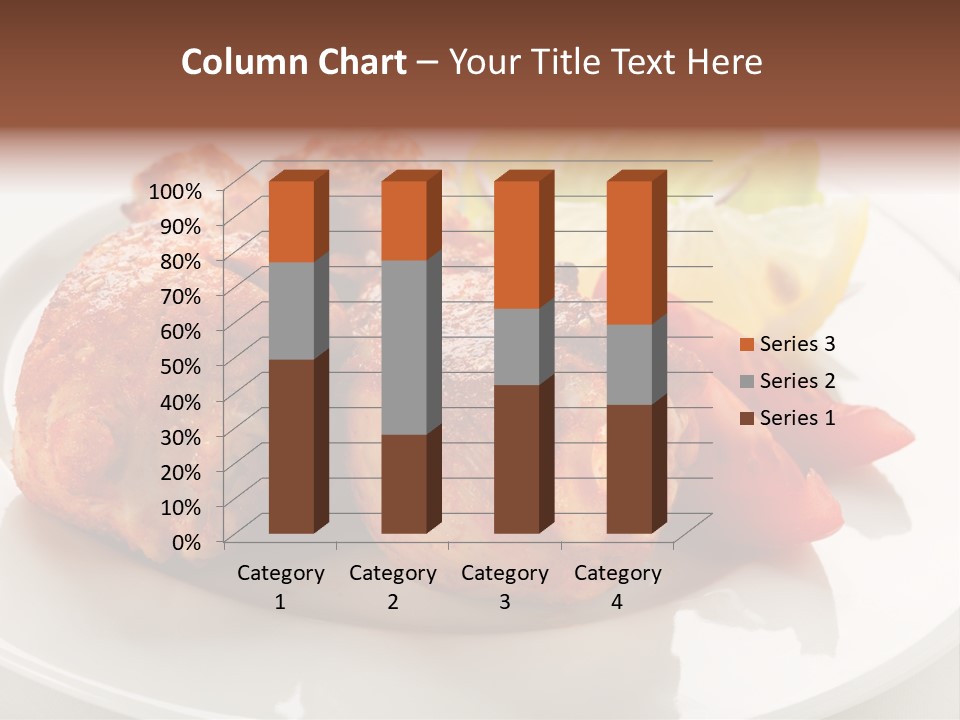 Leg Calorie Poultry PowerPoint Template
