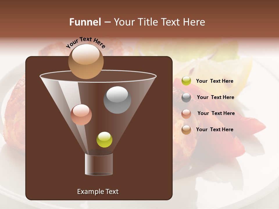 Leg Calorie Poultry PowerPoint Template
