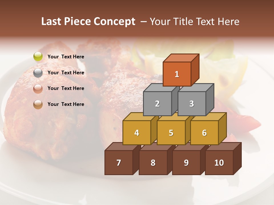 Leg Calorie Poultry PowerPoint Template