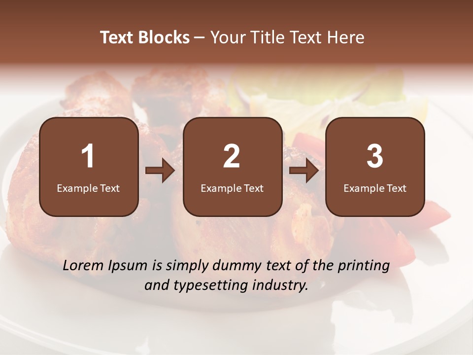 Leg Calorie Poultry PowerPoint Template