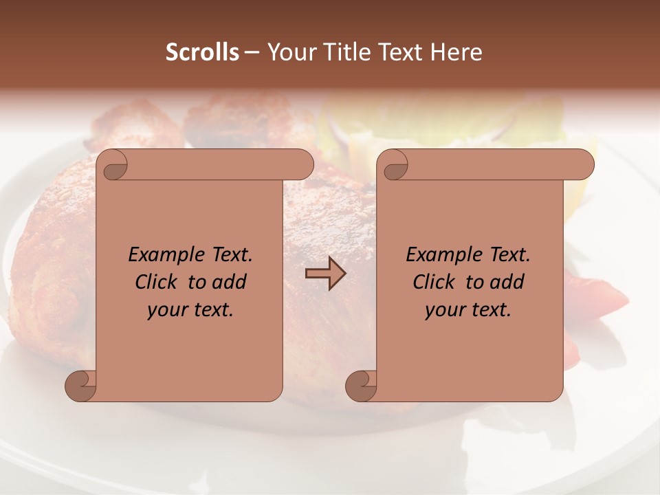 Leg Calorie Poultry PowerPoint Template