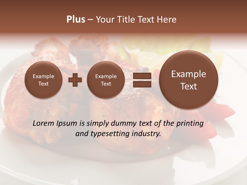 Leg Calorie Poultry PowerPoint Template