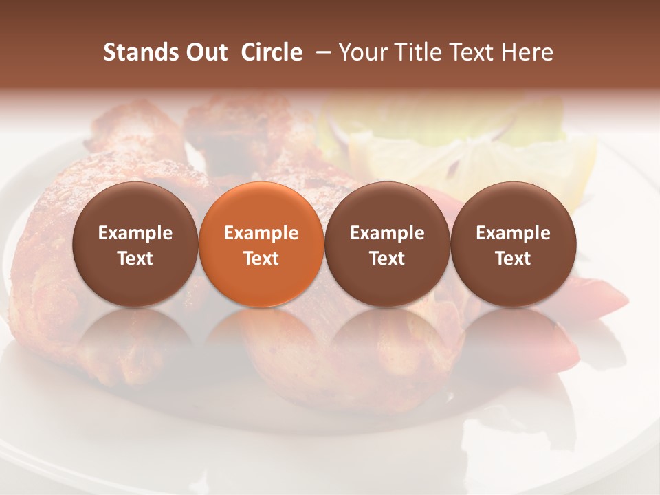 Leg Calorie Poultry PowerPoint Template