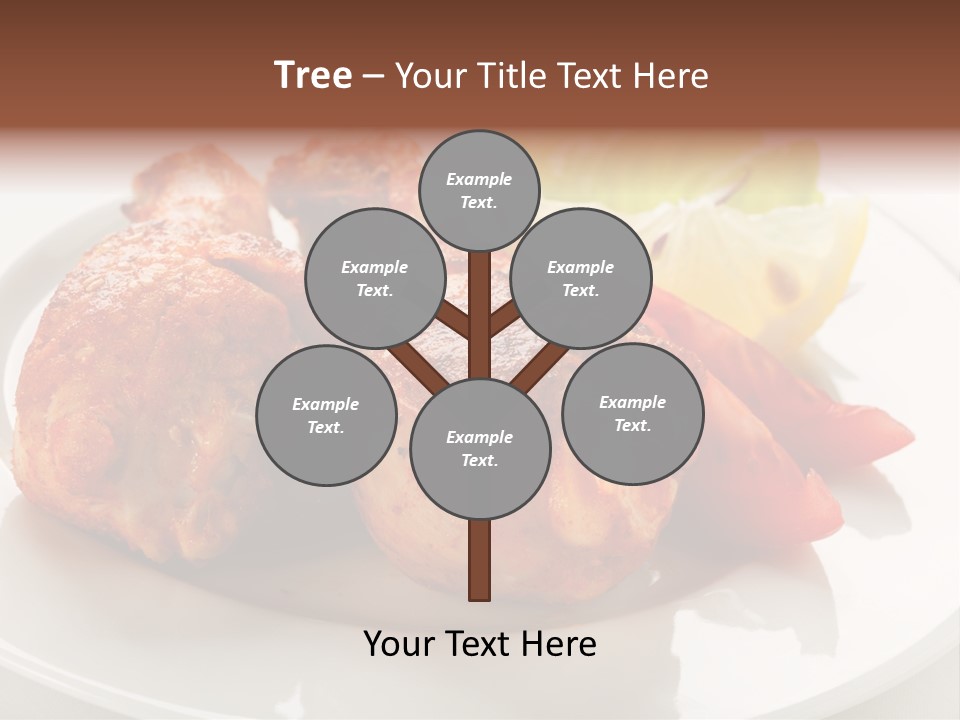 Leg Calorie Poultry PowerPoint Template