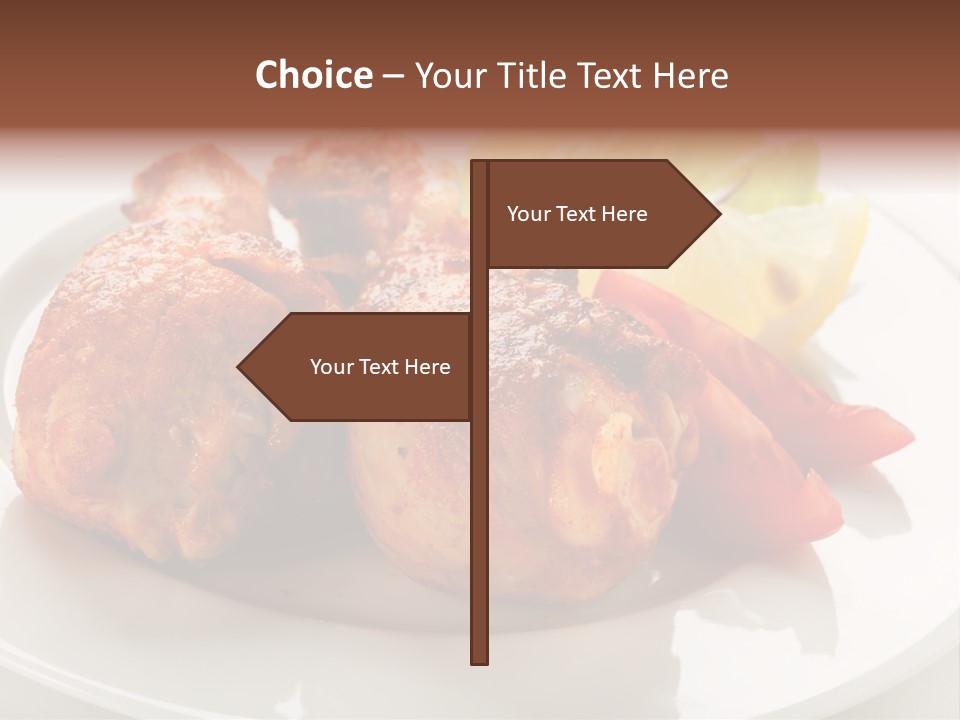 Leg Calorie Poultry PowerPoint Template