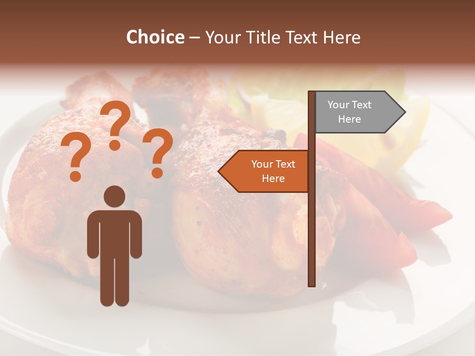 Leg Calorie Poultry PowerPoint Template