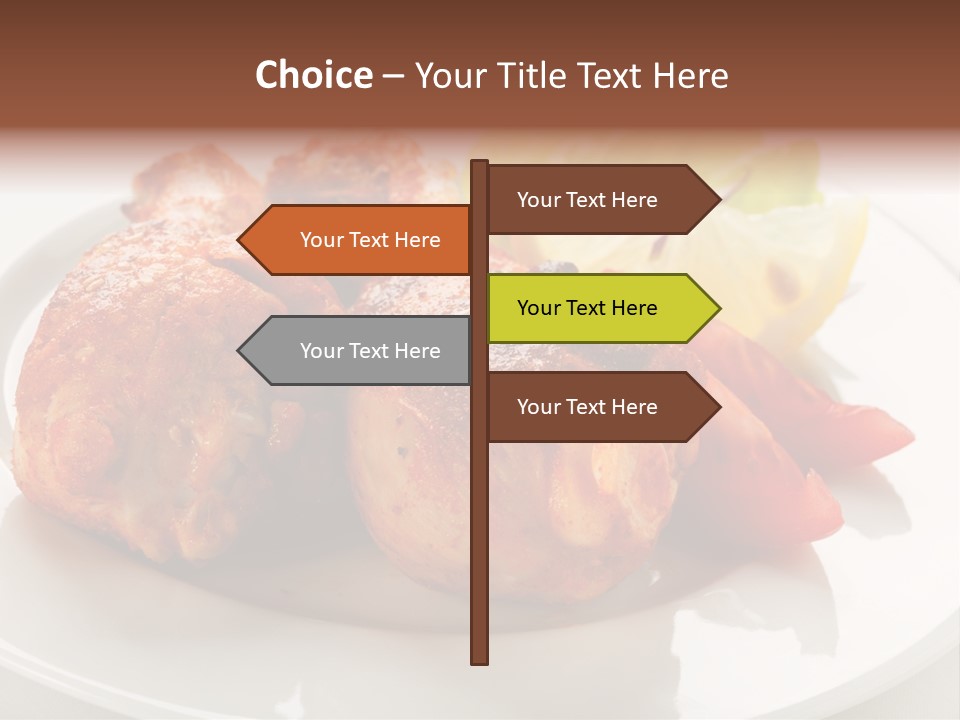 Leg Calorie Poultry PowerPoint Template