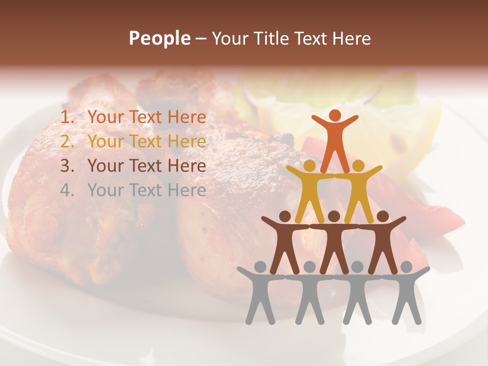 Leg Calorie Poultry PowerPoint Template