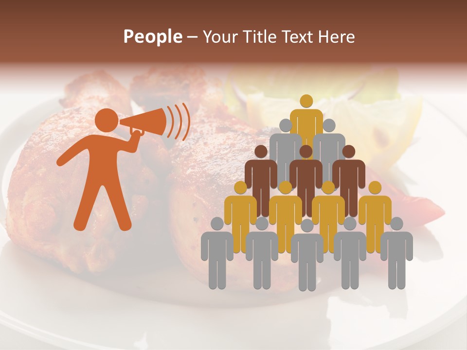 Leg Calorie Poultry PowerPoint Template