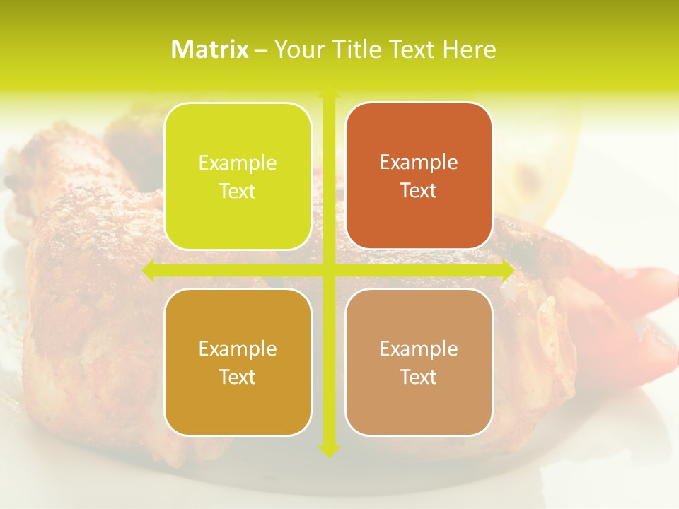 Poultry Meal Leg PowerPoint Template