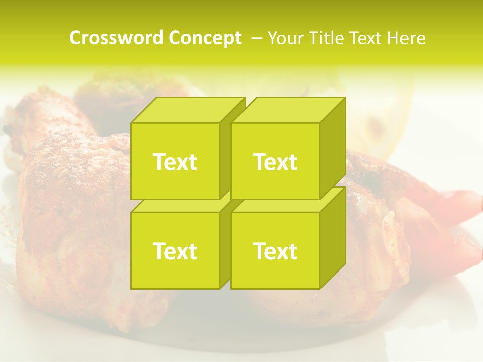 Poultry Meal Leg PowerPoint Template