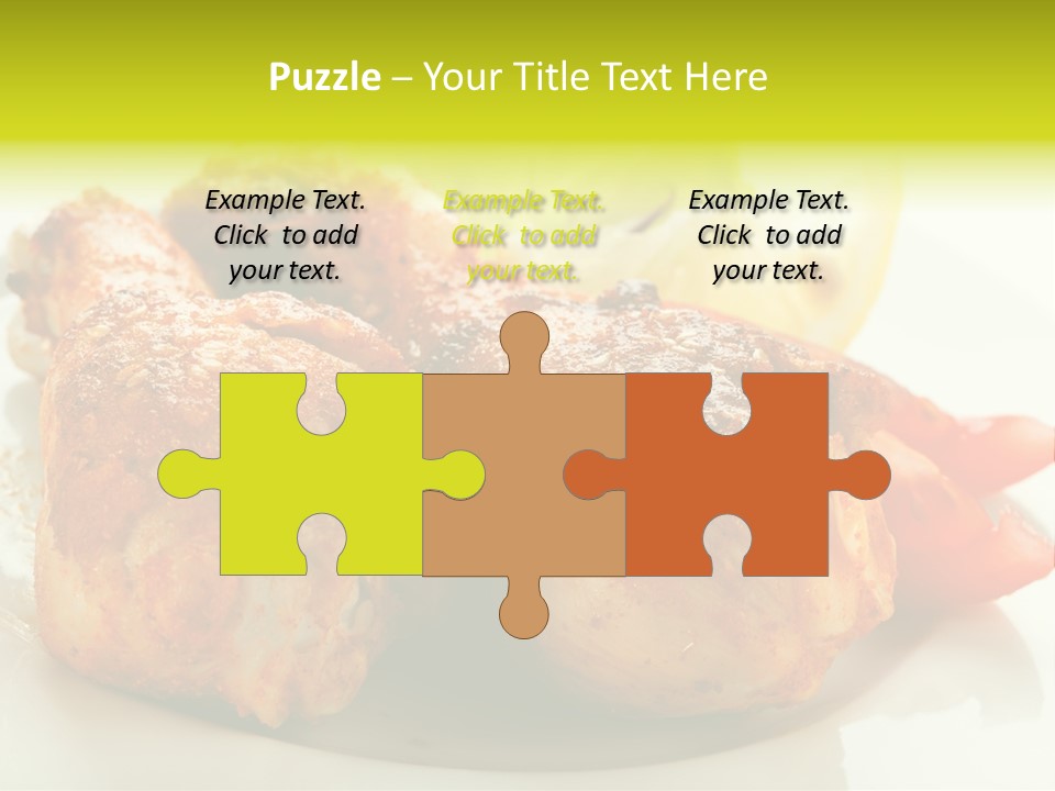 Poultry Meal Leg PowerPoint Template