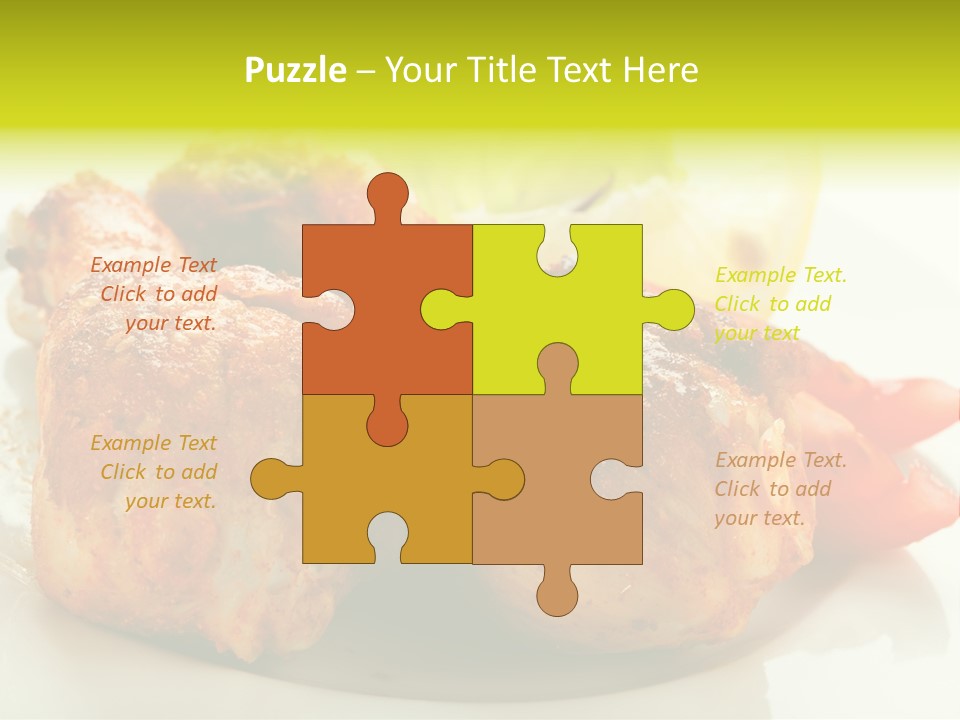 Poultry Meal Leg PowerPoint Template