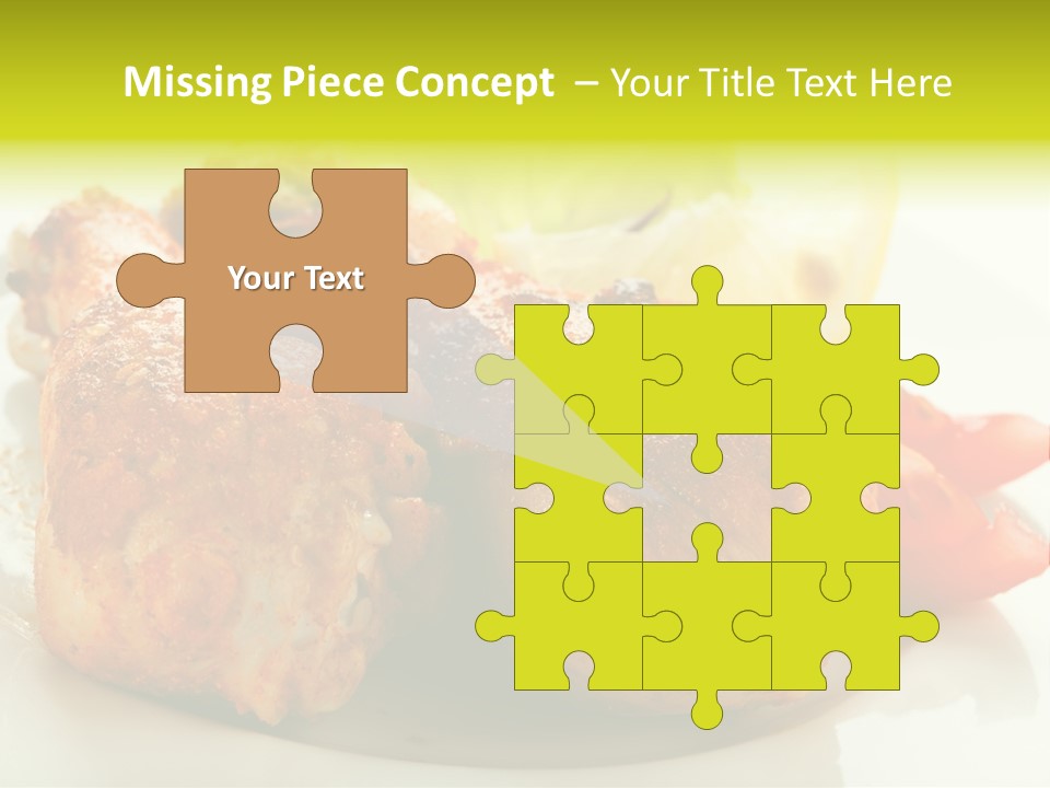 Poultry Meal Leg PowerPoint Template