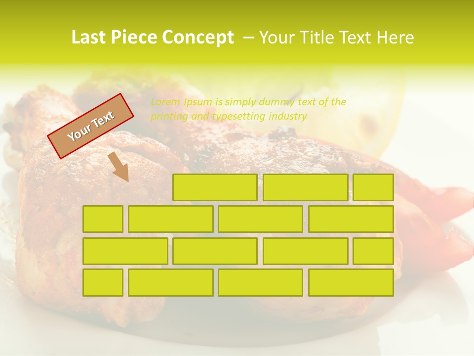 Poultry Meal Leg PowerPoint Template