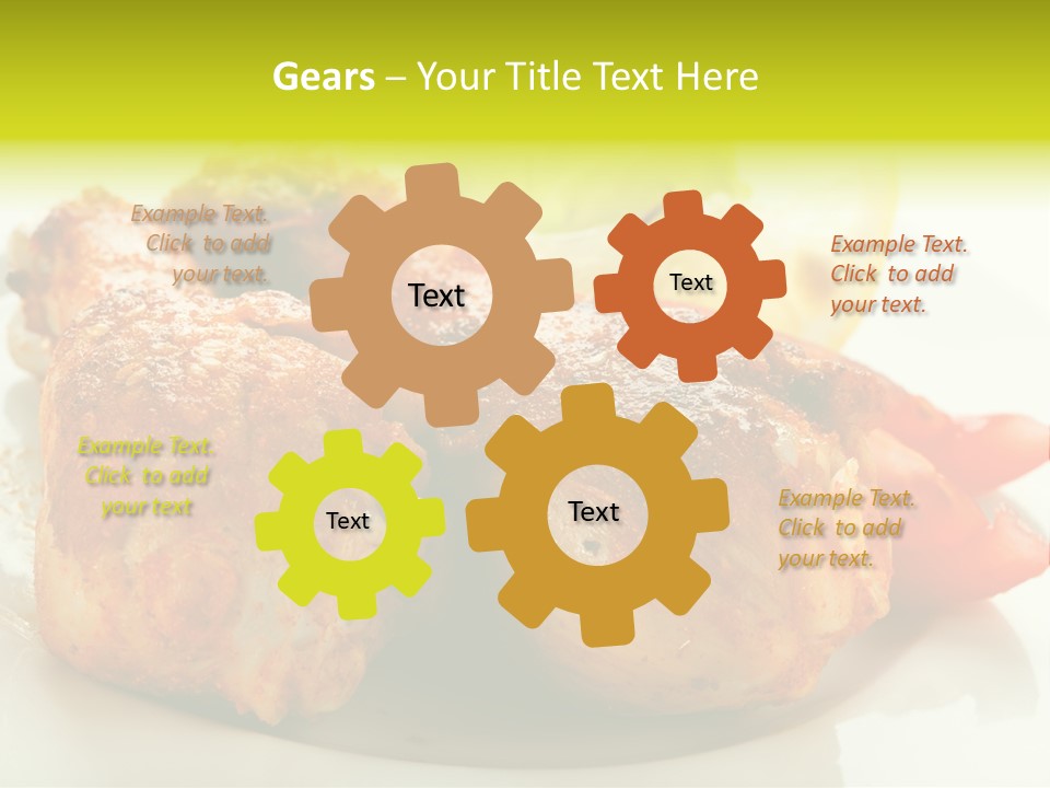 Poultry Meal Leg PowerPoint Template