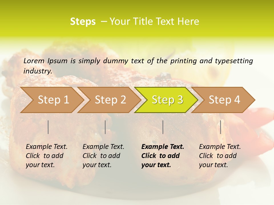 Poultry Meal Leg PowerPoint Template