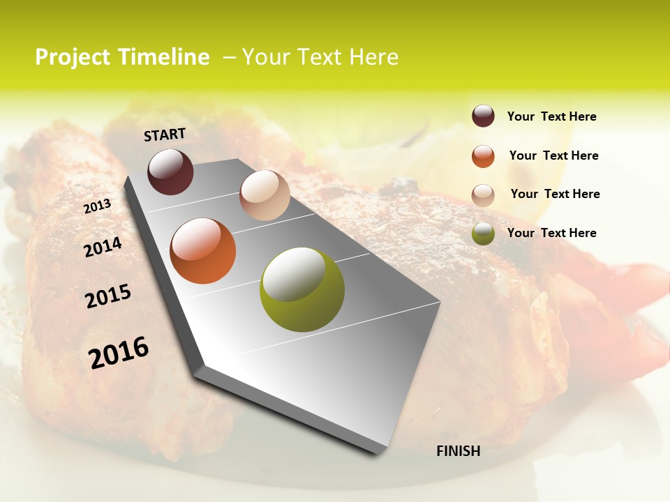 Poultry Meal Leg PowerPoint Template