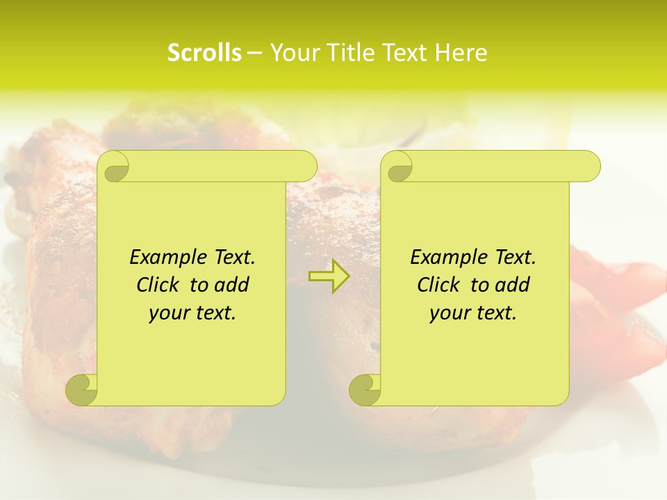 Poultry Meal Leg PowerPoint Template